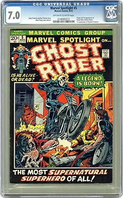 Marvel Spotlight #5 CGC 7.0 1972 0148960012 1st App. And Origin Ghost Rider • $2700