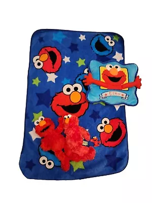 Huge ELMO Lot - Tickle Me Plush Blanket Pillow Sesame Street • $24