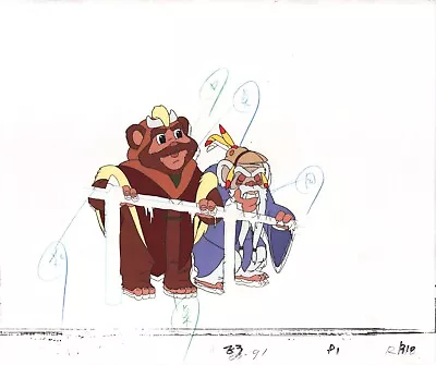 Star Wars: Ewoks Original Production Animation Cel N Stuck Draw Lucasfilm C-R18 • $73.23