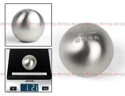  M10 X 1.25 Weighted Round Stainless Steel 6 Speed Shift Gear Knob For Nissan • $32.99