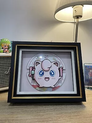 Pokemon Jigglypuff Anime 3D Art Picture Frame Bedside Home Decor Baby Shower • $44.91