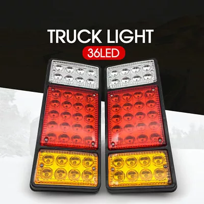 AU 12V 36LED Tail Lights Ute Trailer Caravan Truck Boat Stop Reverse Indicator • $19.98