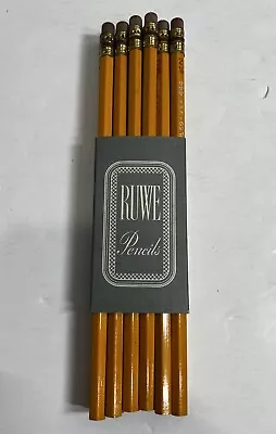 12 Vintage Ruwe 444 Bonded Lead Quiz 2-4/8 Pencils NOS • $10