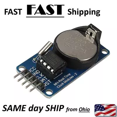 DS1302 Clock Module With Battery Real Time Clock Module RTC For Arduino AVR AAA • $8.99
