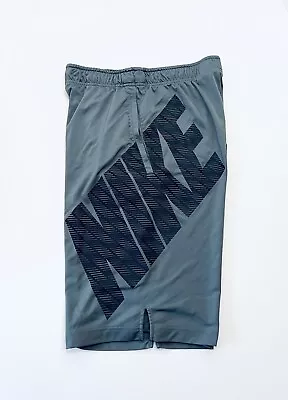 Nike DRIFIT Shorts Adult Med.~Gray Active Athletic Mens Workout  11.5” Pockets • $12.99