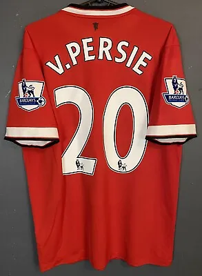 Men's Manchester United 2014/2015 Van Persie Soccer Football Shirt Jersey Size M • $125.99