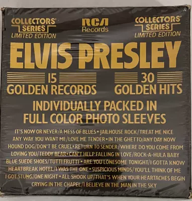 Elvis Presley--15 Golden Records 30 Golden Hits Box Set--still Sealed From 1977 • $69.99
