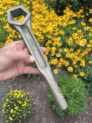 $45 • Buy Vintage FIRE HYDRANT BRASS 13  WRENCH Pentagonal 4 Pounds Marked  A97 & FH 