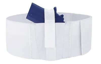 Belly Band Holster 4  Concealed Carry White USA Made • $21.95