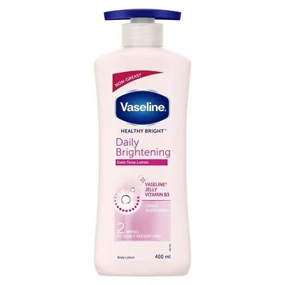 Vaseline Healthy Bright Body Lotion 400 Ml Glowing Skin - For Men & Women • £22.25