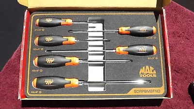 Mac Tools *brand New!* Sdrpbm6fno 6-piece Orange Phillips Screwdrivers In Box! • $50