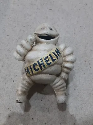 Michelin Man Bibendum - Small Cast Iron Advertising - Heavy - Good Condition • £24.99