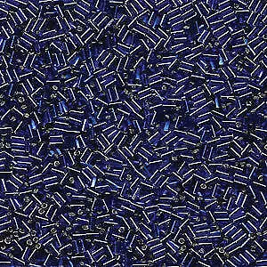 Silver-Lined Dark Sapphire Miyuki Bugle Beads 3mm (#1) (BGL1-9020-TB) • $8.99