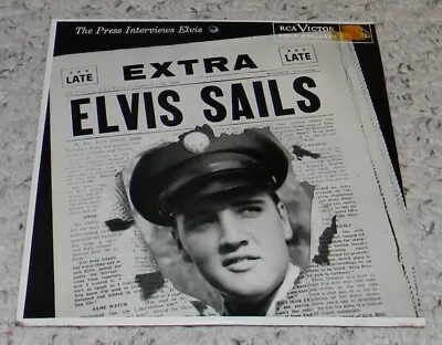 ELVIS SAILS - 7 In Ep Press Interviews RCA VICTOR EPA-4325 Presley Vinyl Record • $37.50