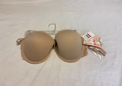 £3.99 • Buy Multiway Gel Padded T Shirt Smooth Cup Bra Size 36d Colour Nude/brulee