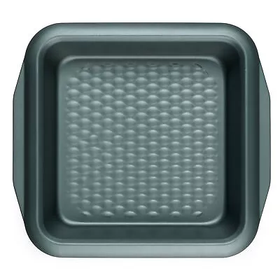 Progress Square Baking Pan Cake Tin Non-Stick 27 Cm Carbon Steel Shimmer Green • £12.99