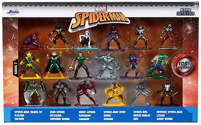 Marvel Spiderman Multi Pack Wave 7 18 Pack Die Cast Action Figures • £29.99