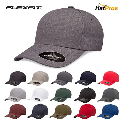 Flexfit Delta 180 Seamless Carbon Cap Fitted Baseball Hat Performance Blank • $16.38