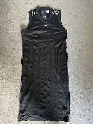 $89 • Buy Adidas Originals By Alexander Wang  - Black Track Tank Dress - SIZE S