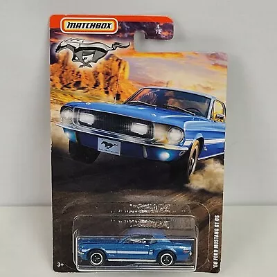 2019 Matchbox Mustangs ‘68 Ford Mustang GT CS Blue NIP On Card • $8.98