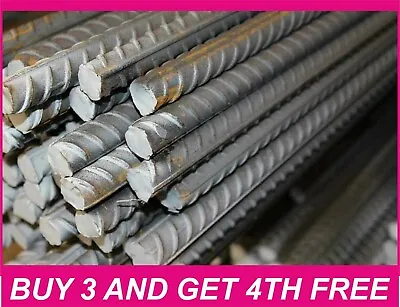 £7 • Buy Reinforcement Steel Bar For Concrete Rebar Reinforcing | All Sizes 12mm To 20mm