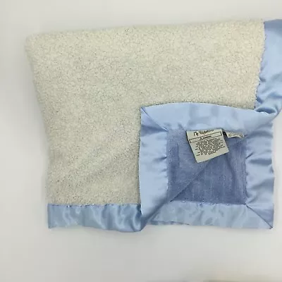 My Blankee Blue Velour Cream Sherpa Baby Blanket  • $29.99