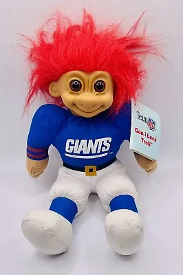 £23.29 • Buy VTG Russ NFL New York Giants Stuffed Animal Good Luck Troll Plush Toy With Tags