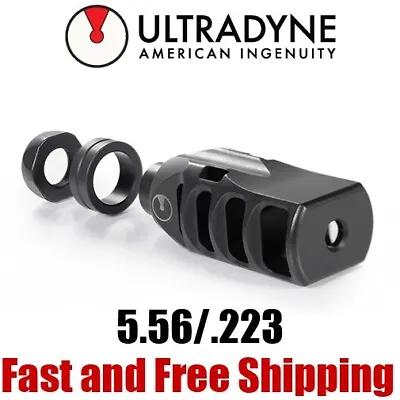 Ultradyne Pegasus 5.56/.223 Stainless Steel Muzzle Brake/Compensator - 1/2-28 • $126.95