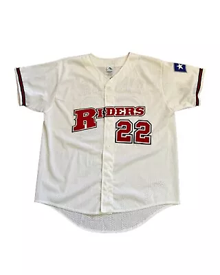 Frisco RoughRiders Ian Kinsler #22 Autographed Baseball Jersey Men's XL RARE EUC • $195