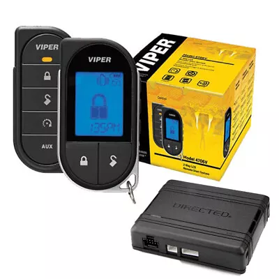 Viper 4706V Car Remote Start And Keyless Entry 2-Way LCD & DB3 Bypass Mod 4706VD • $499.99