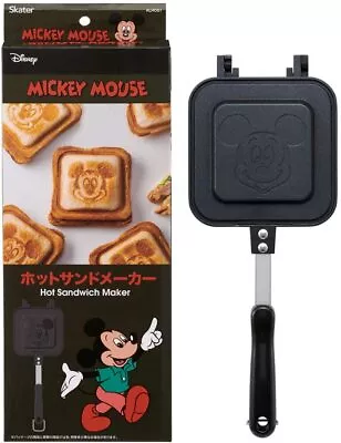 Disney Micky Mouse Hot Sandwich Maker Cute Pan Camp Outdoor From Japan • $79