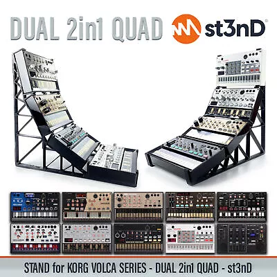 STAND For KORG VOLCA SERIES - DUAL 2in1 QUAD - St3nD - 100% Buyer Satisfaction • $127.40