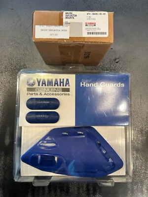 Yamaha OEM BLUE Hand Guard + Mount Kit  GRIZZLY KODIAK 700 450 400 BIG BEAR • $75