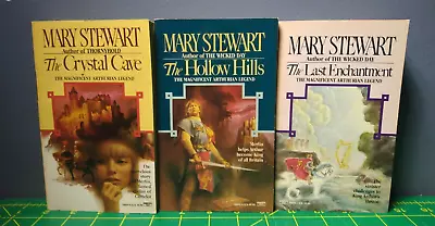 Lot Of 3 Mary Stewart PBs: Crystal Cave Hollow Hills Last Enchantment Like New • $19.99