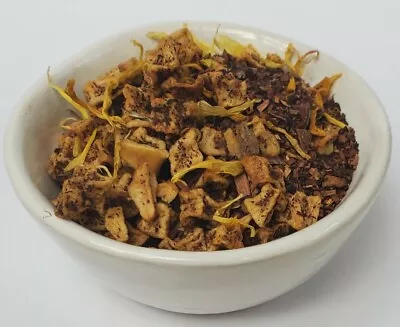 Honeybush Banana Nut Tea Herbal Loose Leaf Tea Apple Marigold • $9.50