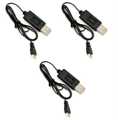 $10.95 • Buy Walkera V120D02S H107-06 3.7V USB Battery Charger Any MAh Auto Shut 3 Pack