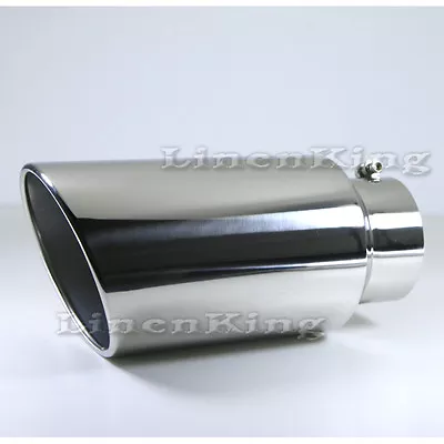 Inlet 5  Outlet 7  - 15  Long Stainless Steel Rolled Edge 20° Exhaust Tip Diesel • $32