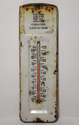 1970 Vintage MFA Oil Advertising Sign Thermometer Missouri Farmers Association • $76.99