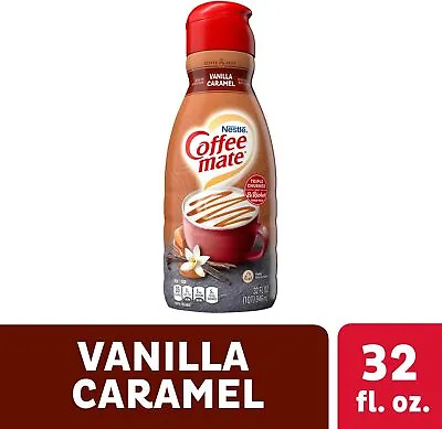 Nestle Coffee Mate - Vanilla Caramel Coffee Creamer - 32oz (946ml) • £16.99