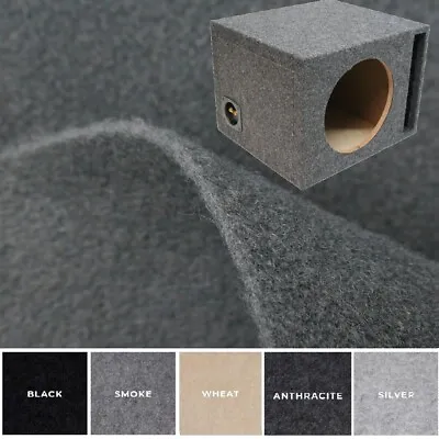 Acoustic Stretch Carpet Fabric Speakers Car Van Bass Box Choose Colour & Size • £221.50