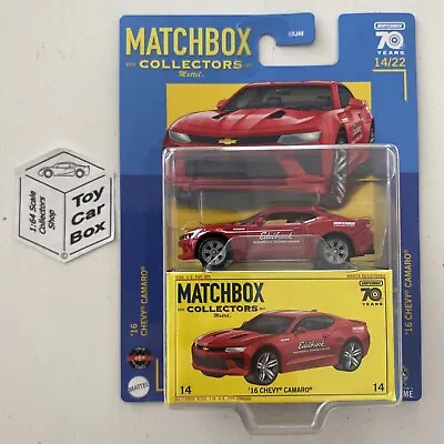 2023 MATCHBOX Collectors #14 - ‘16 Chevy Camaro (Opening Hood - Red) J00 • $9.95