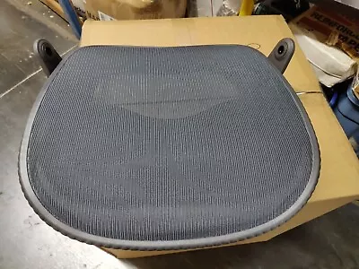 New Herman Miller Mirra 1 Chair Seat Pan OEM Blue Mesh Graphite Flex Front 7Q05 • $189.97