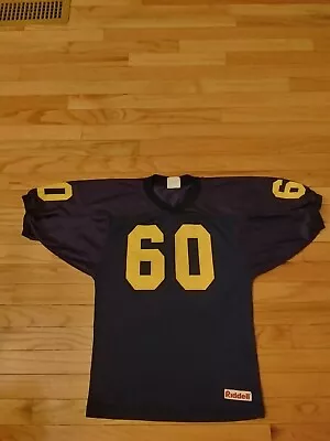 Mark Messner Michigan Wolverines NCAA Vintage Riddell Game Style Jersey Youth M • $30