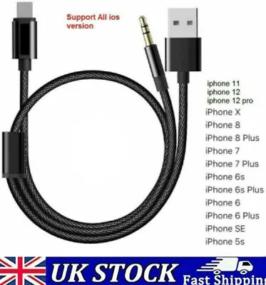 Bmw & Mini IPod IPhone 6 7 8 X XS XR Interface Audio USB Cable Lead AUX Adapters • £7.29