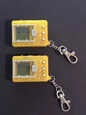 Bandai Digimon 20th Anniversary Digivice X 2 Transparent Yellow) 2019 +Free Post • $49.95