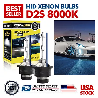 2X HID Headlight Bulbs Replace 8000K D2S HID Xenon Super Bright Conversion Kit • $15.19