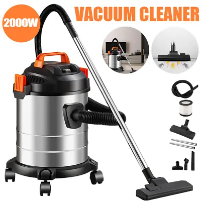 3in1 Vacuum Cleaner 18000Pa Outdoor Heavy Dust Office Carpet Clean 20L Cylinder • £46.99