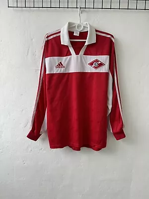 Original Spartak Moscow 1999/2000/2001 Home Cup Football Long Sleeve Adidas • $150