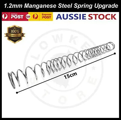 Upgrade 1.2mm Manganese Steel Spring Gel Blaster J8 J9 J10-ACR Gen8 M4A1/MKM2 AU • $12.92