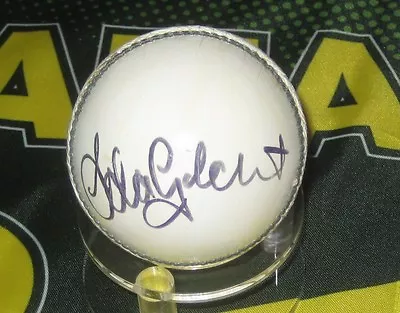 Adam Gilchrist (Australia) Signed White Cricket Ball + COA & Photo Proof • $299